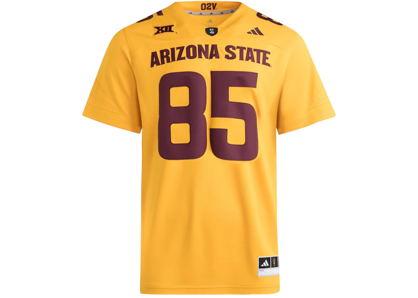 adidas Sun Devils Premier Gold Alternate Jersey Arizona State Team Colleg Gold