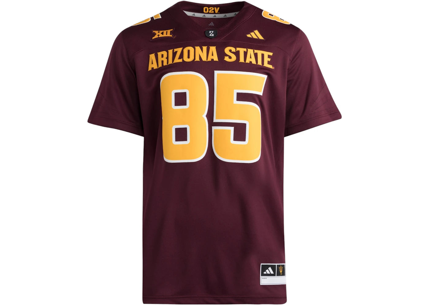 adidas Sun Devils Premier Home Jersey Arizona State Team Maroon