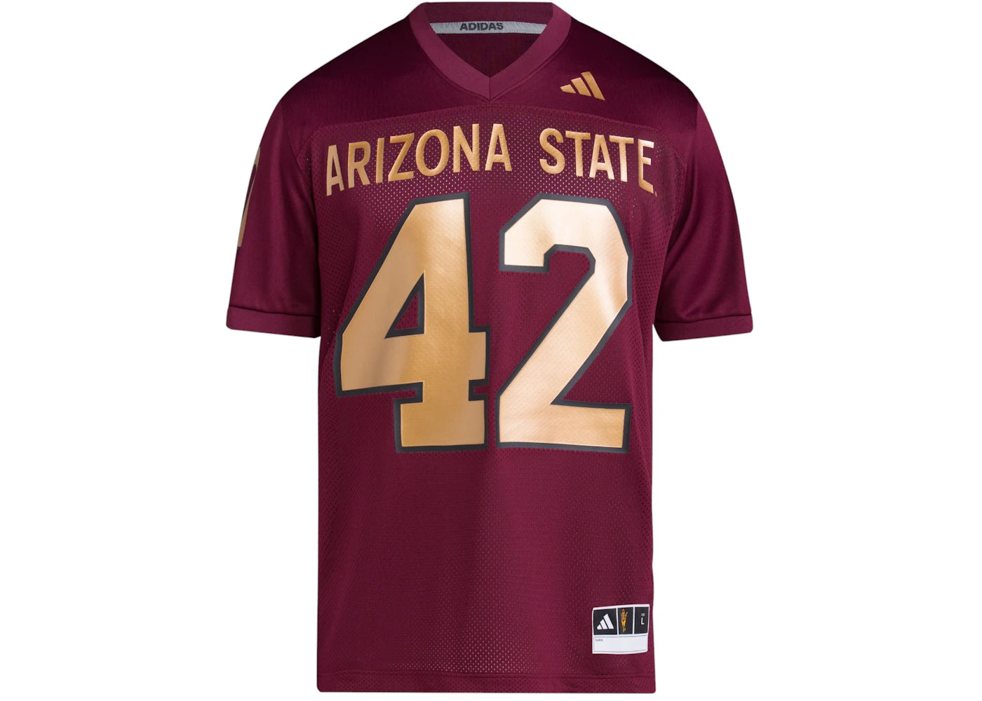 adidas Sun Devils Premier Strategy Jersey Arizona State Team Maroon