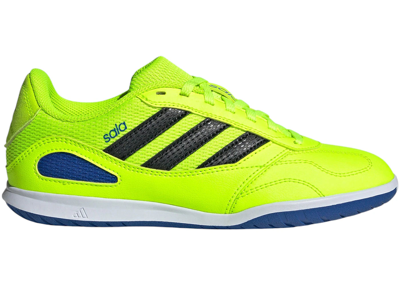 adidas Super Sala Competition III Indoor Lucid Lemon Core Black Royal Blue (GS)