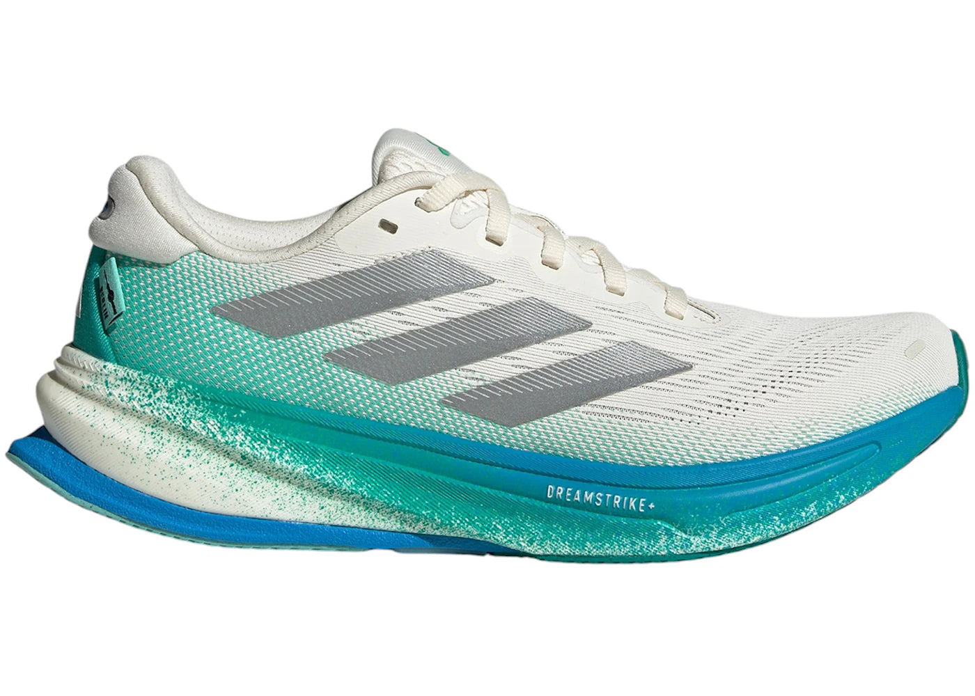adidas Supernova Rise 2 Chalk White Silver Metallic Glory Green (Women's)