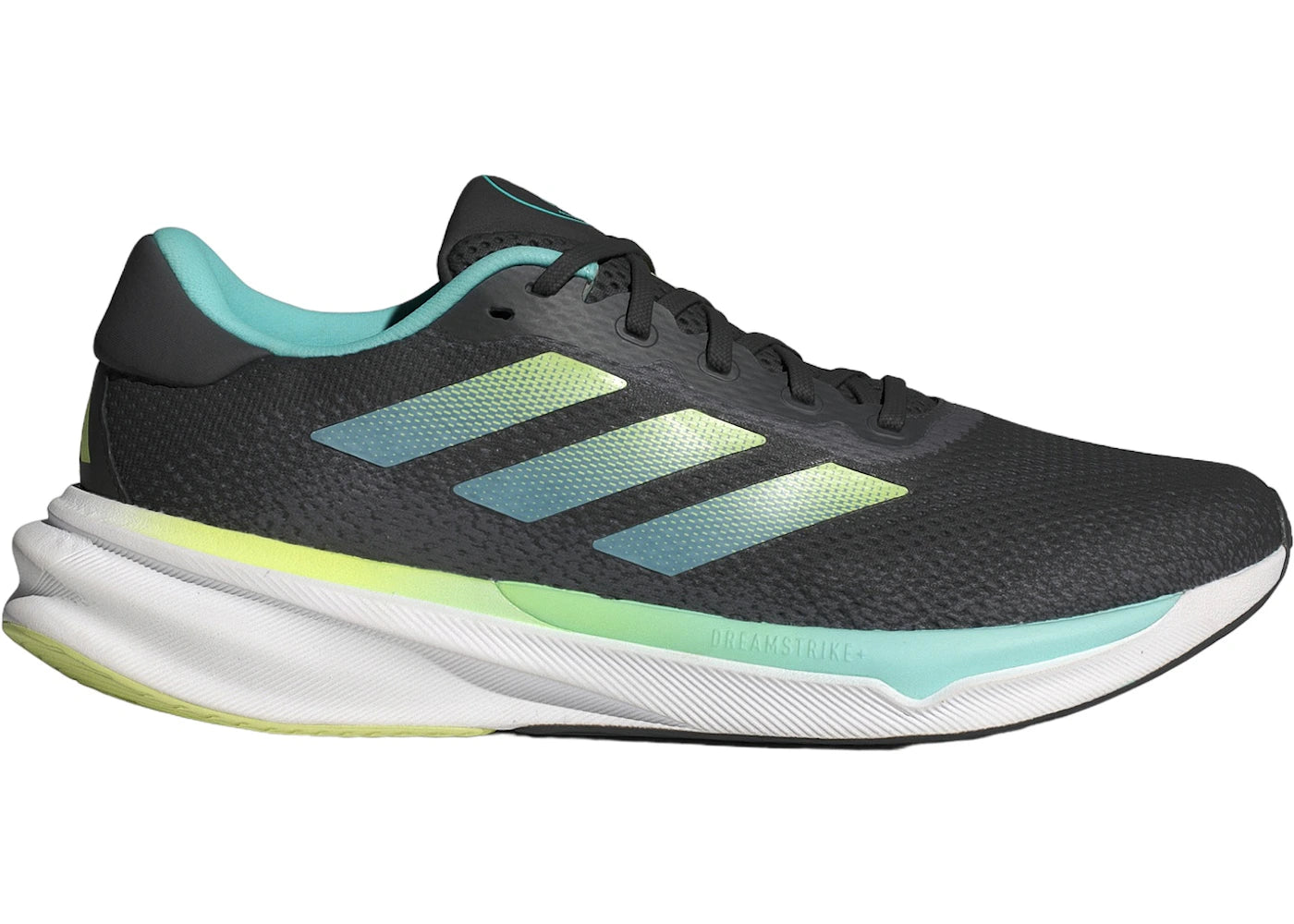 adidas Supernova Stride Core Black Pulse Lime Flash Aqua