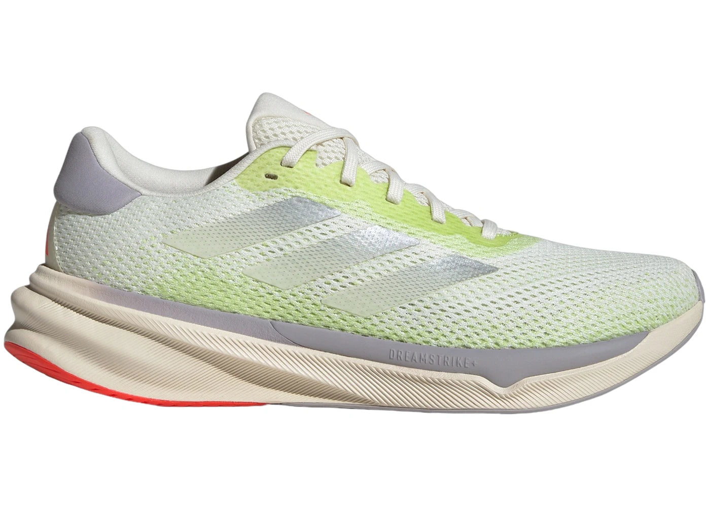 adidas Supernova Stride Off White Silver Metallic Pulse Lime