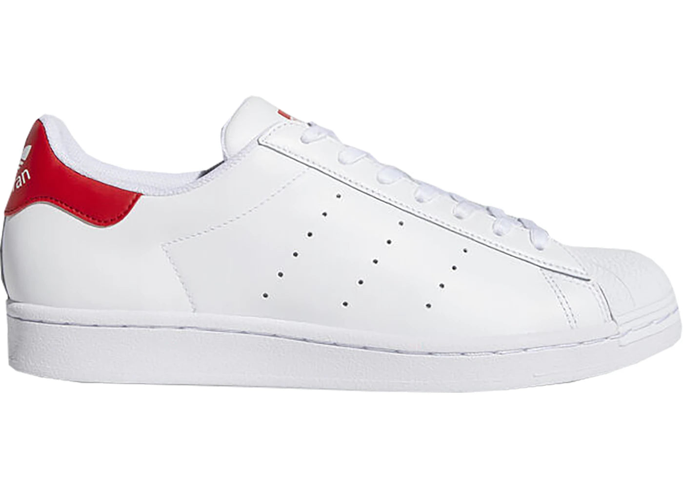 adidas Superstan White Scarlet (Women's)