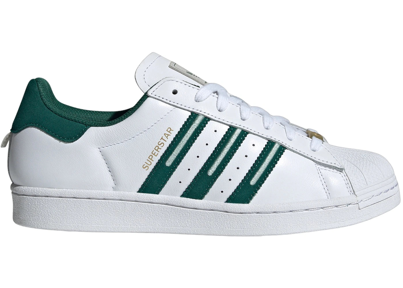 adidas Superstar Cloud White Collegiate Green Grey