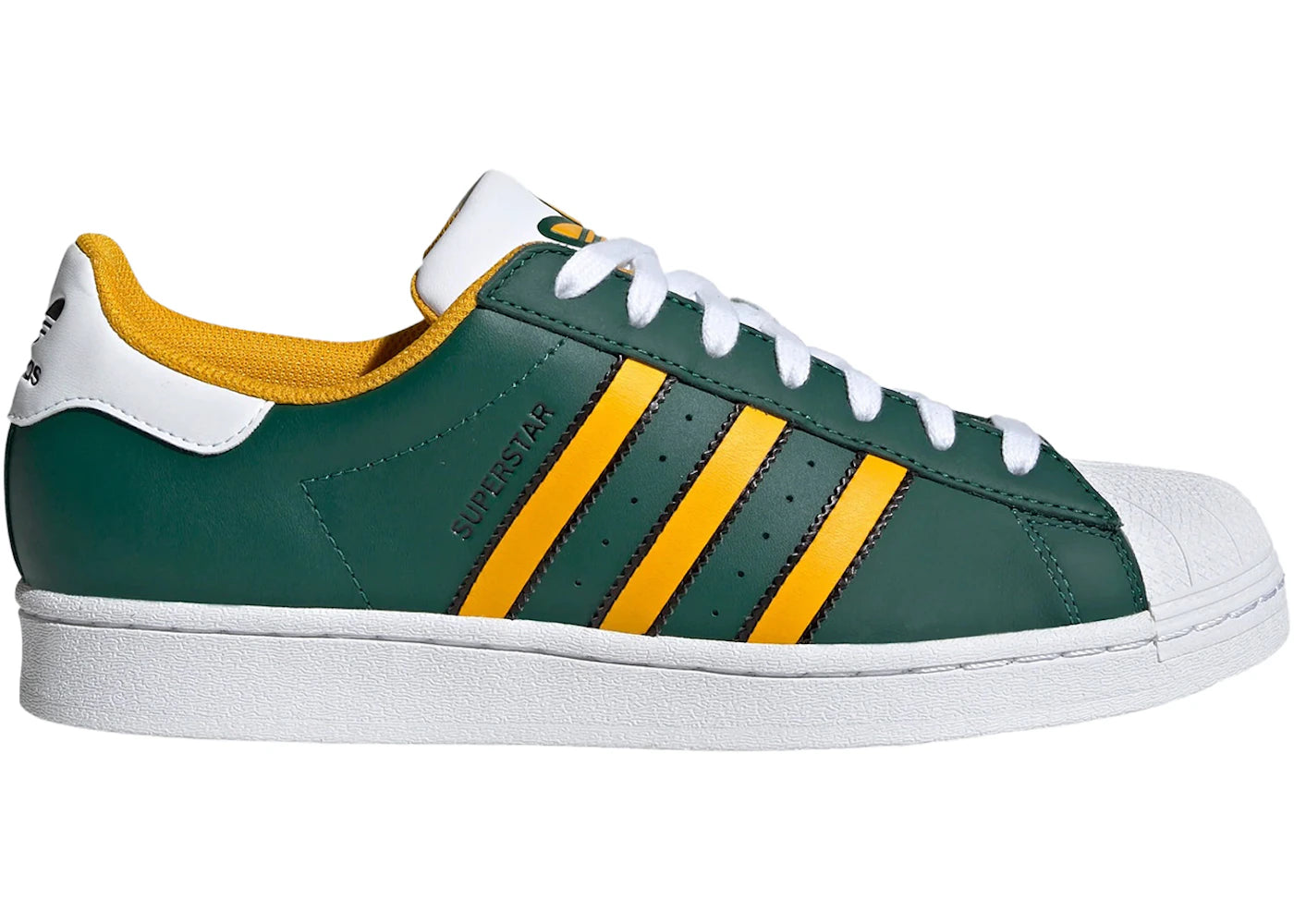 adidas Superstar Collegiate Green Crew Yellow