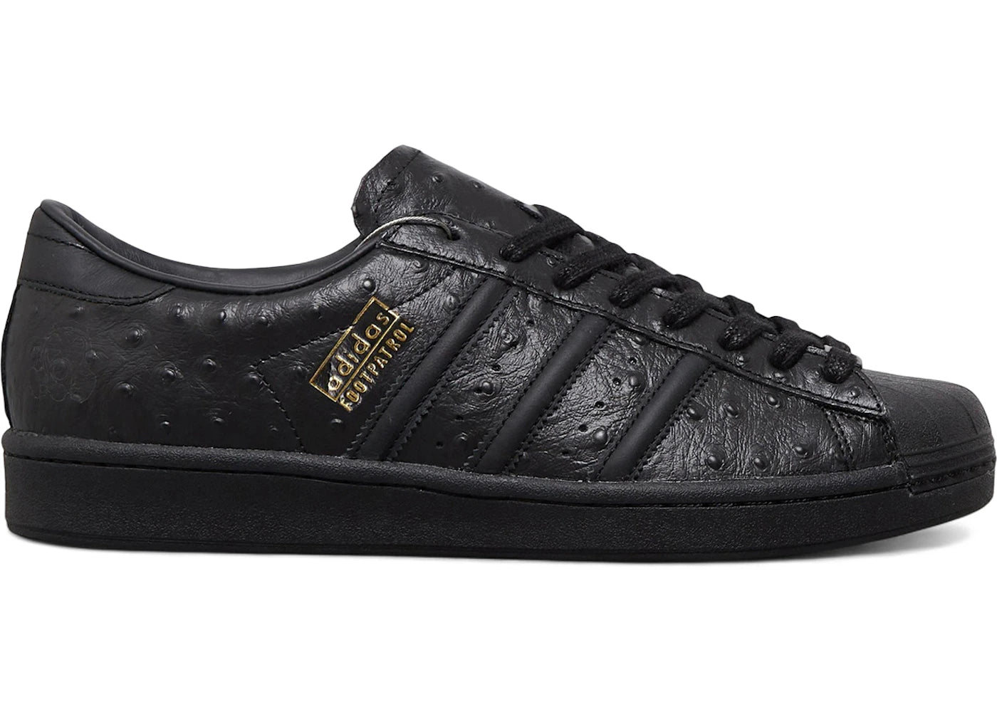 adidas Superstar Footpatrol Black Ostrich