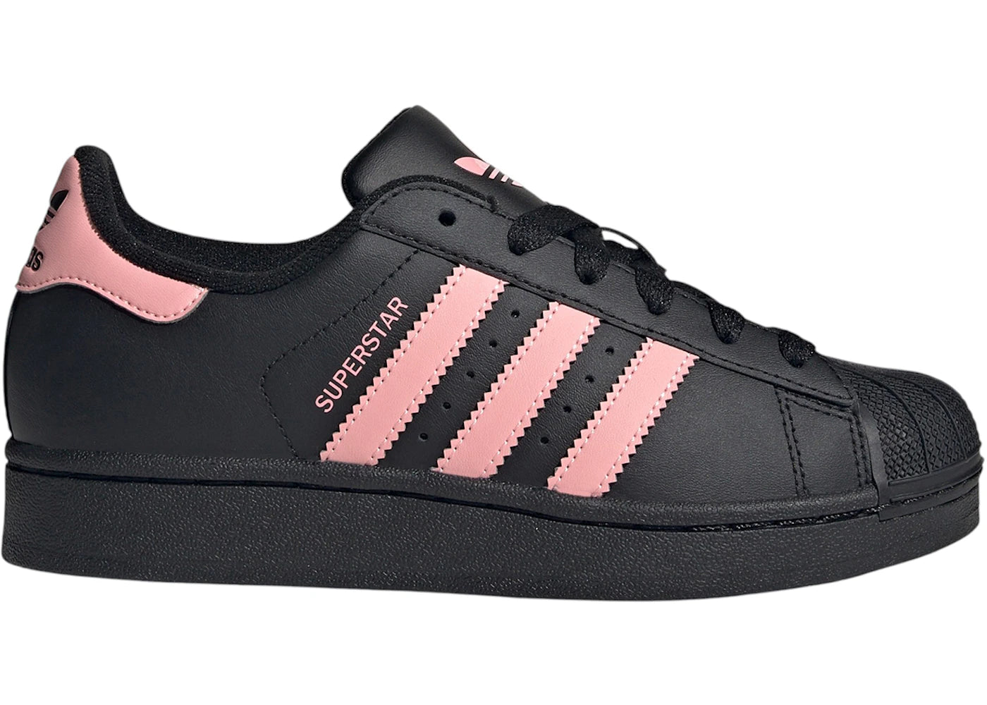 adidas Superstar II Black Glow Pink (GS)