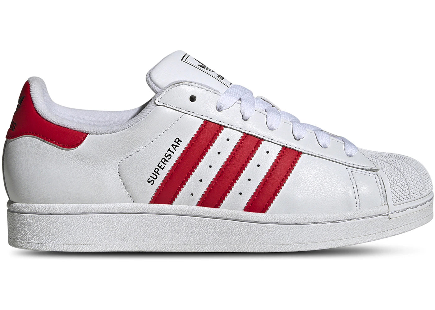 adidas Superstar II Cloud White Better Scarlet