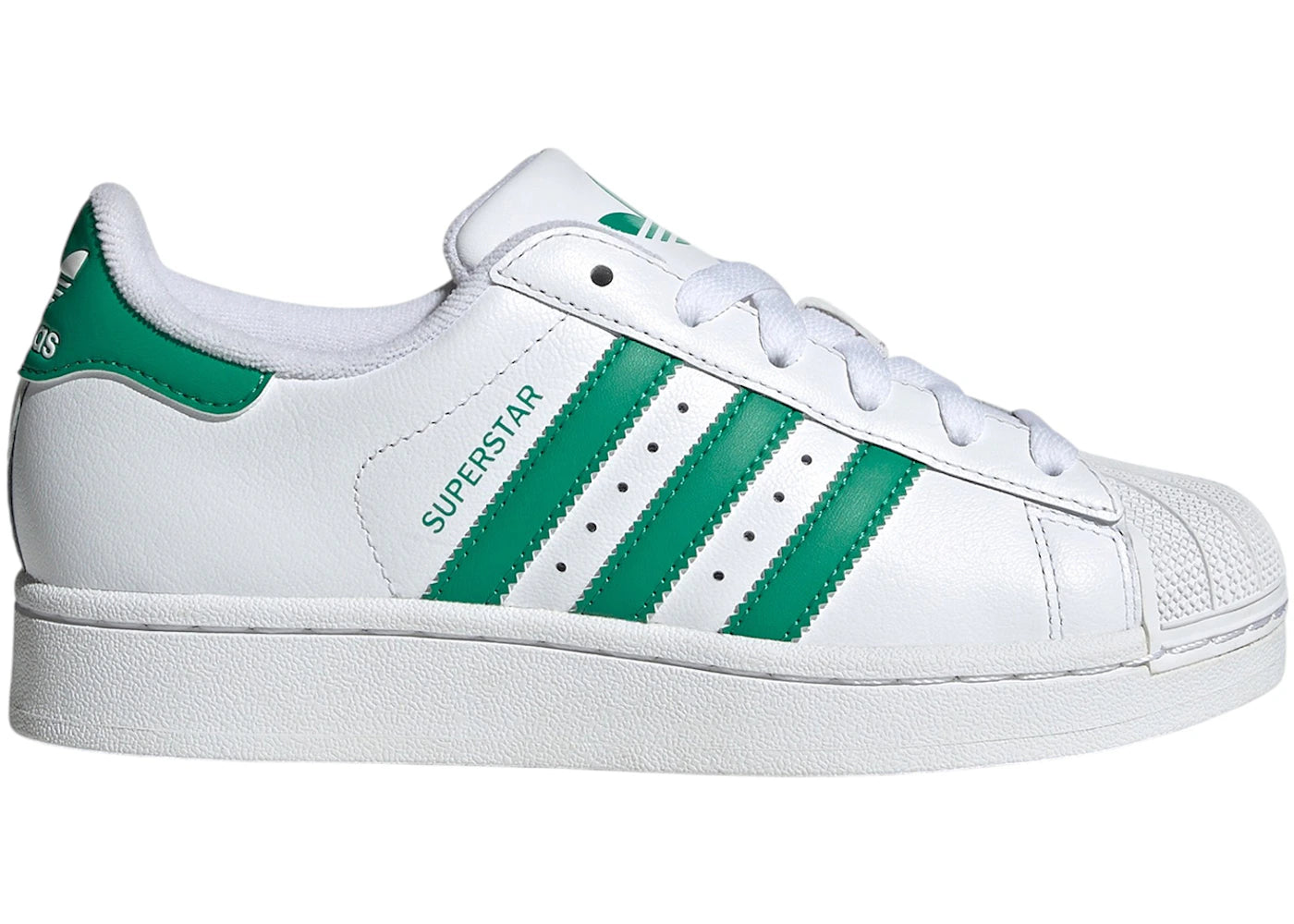adidas Superstar II Cloud White Court Green (GS)