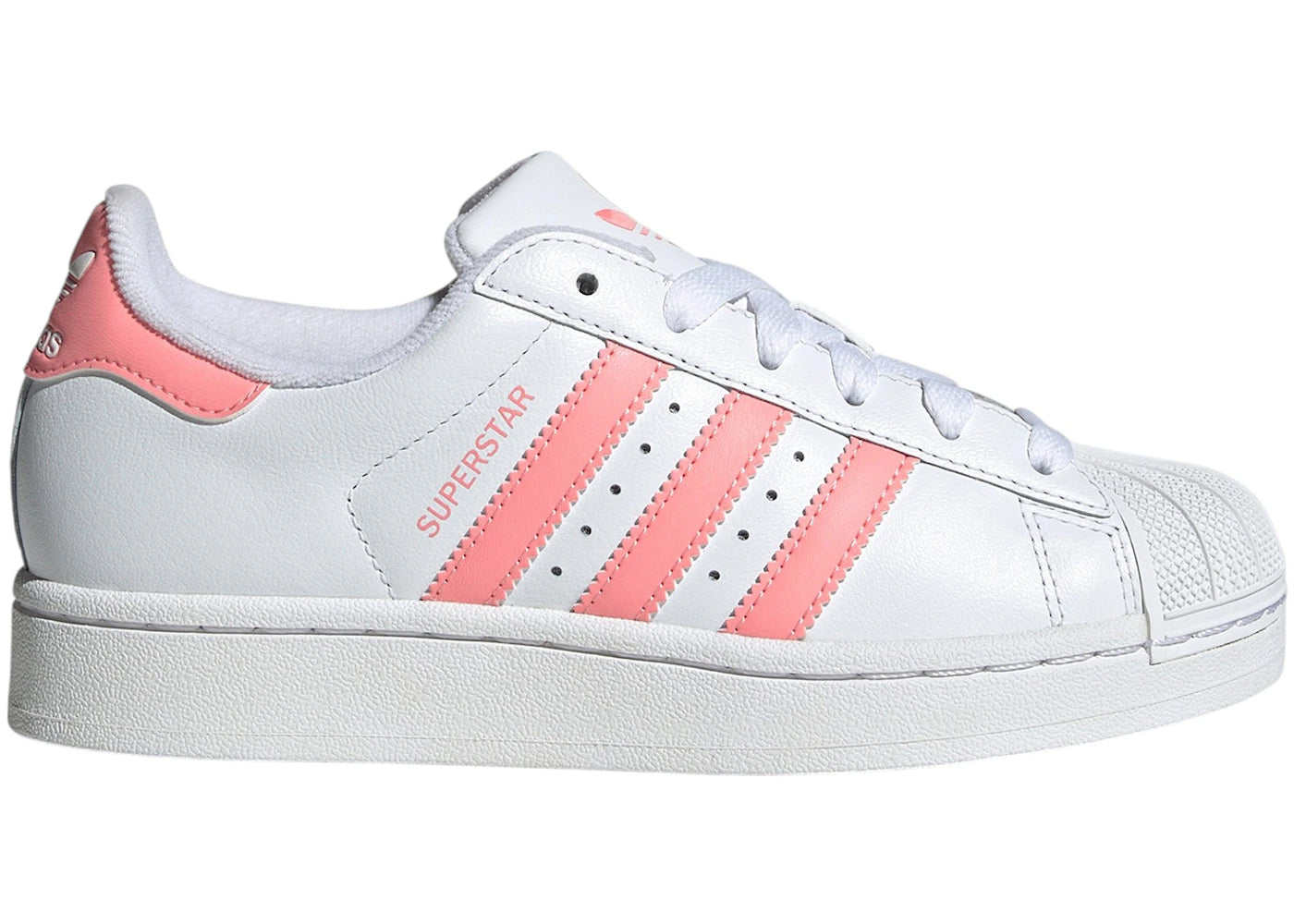 adidas Superstar II Cloud White Semi Pink Spark (GS)