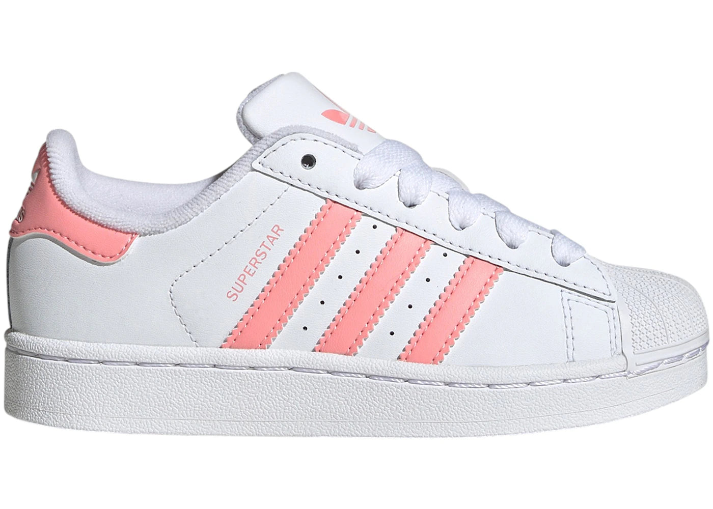 adidas Superstar II Cloud White Semi Pink Spark (PS)