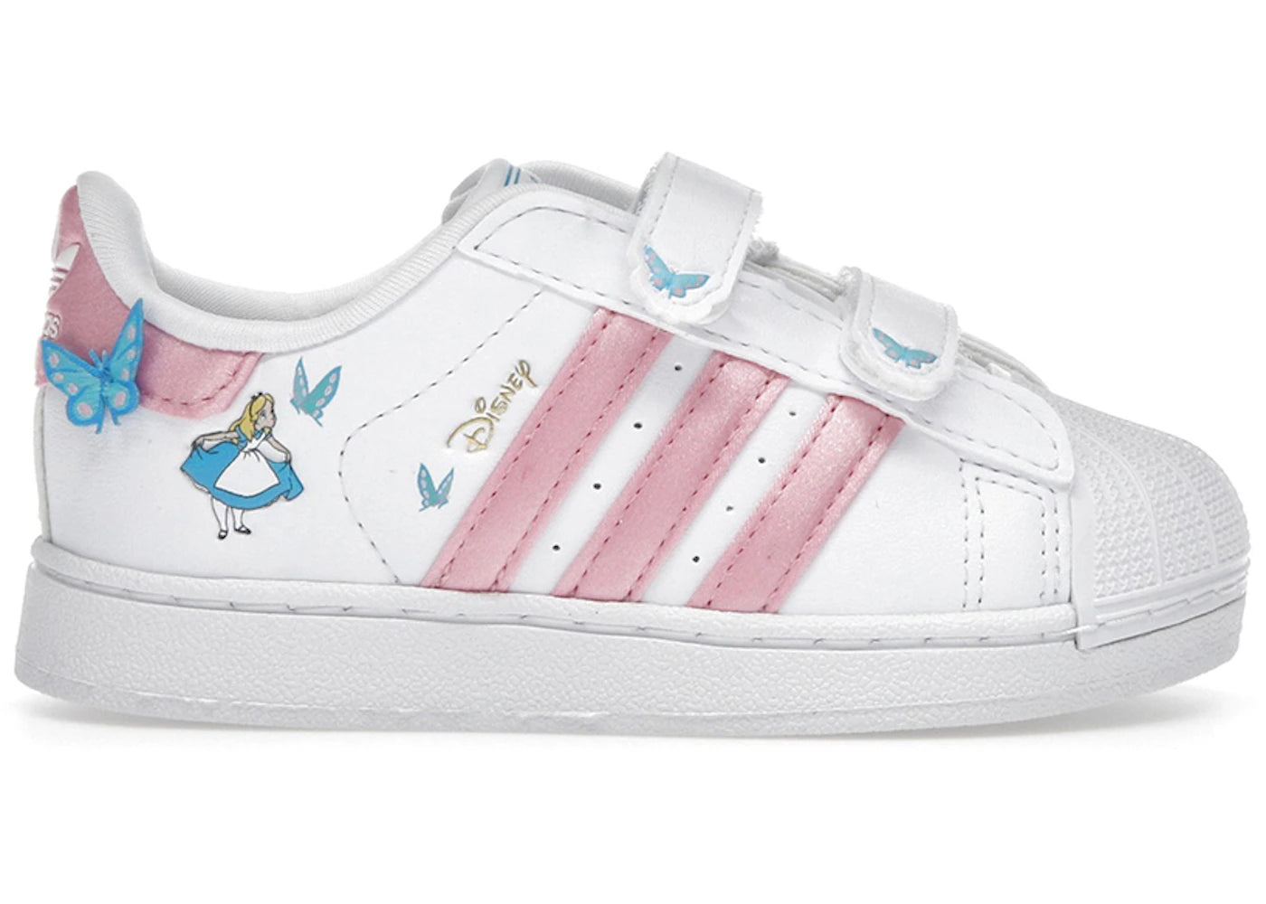 adidas Superstar II Comfort Closure Disney White Light Pink Aquamarine (TD)