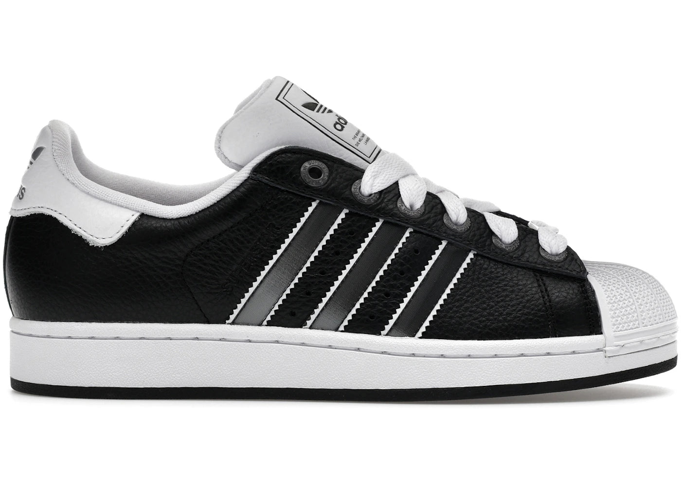 adidas Superstar II Core Black Matte Silver Cloud White