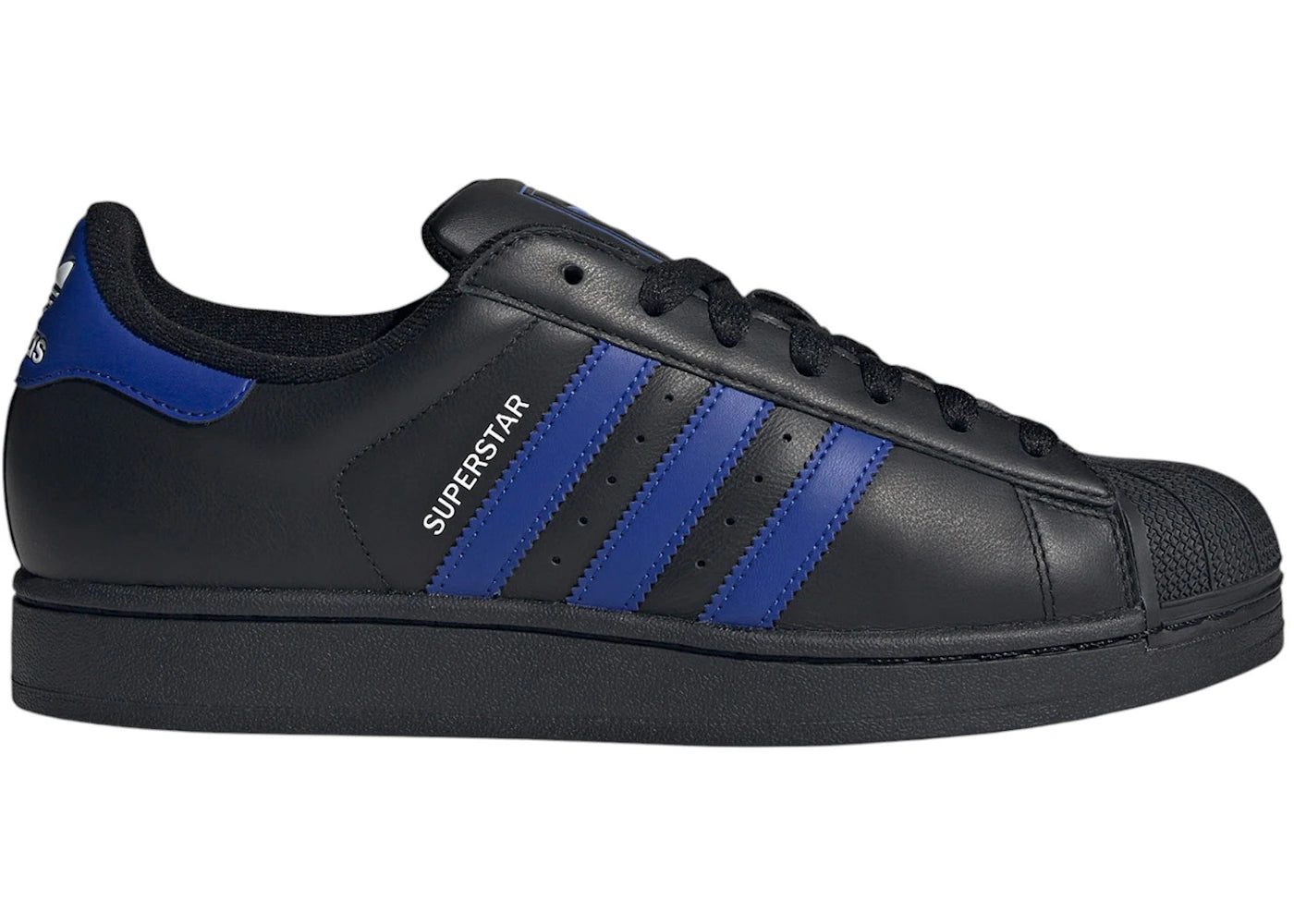 adidas Superstar II Core Black Semi Lucid Blue Cloud White