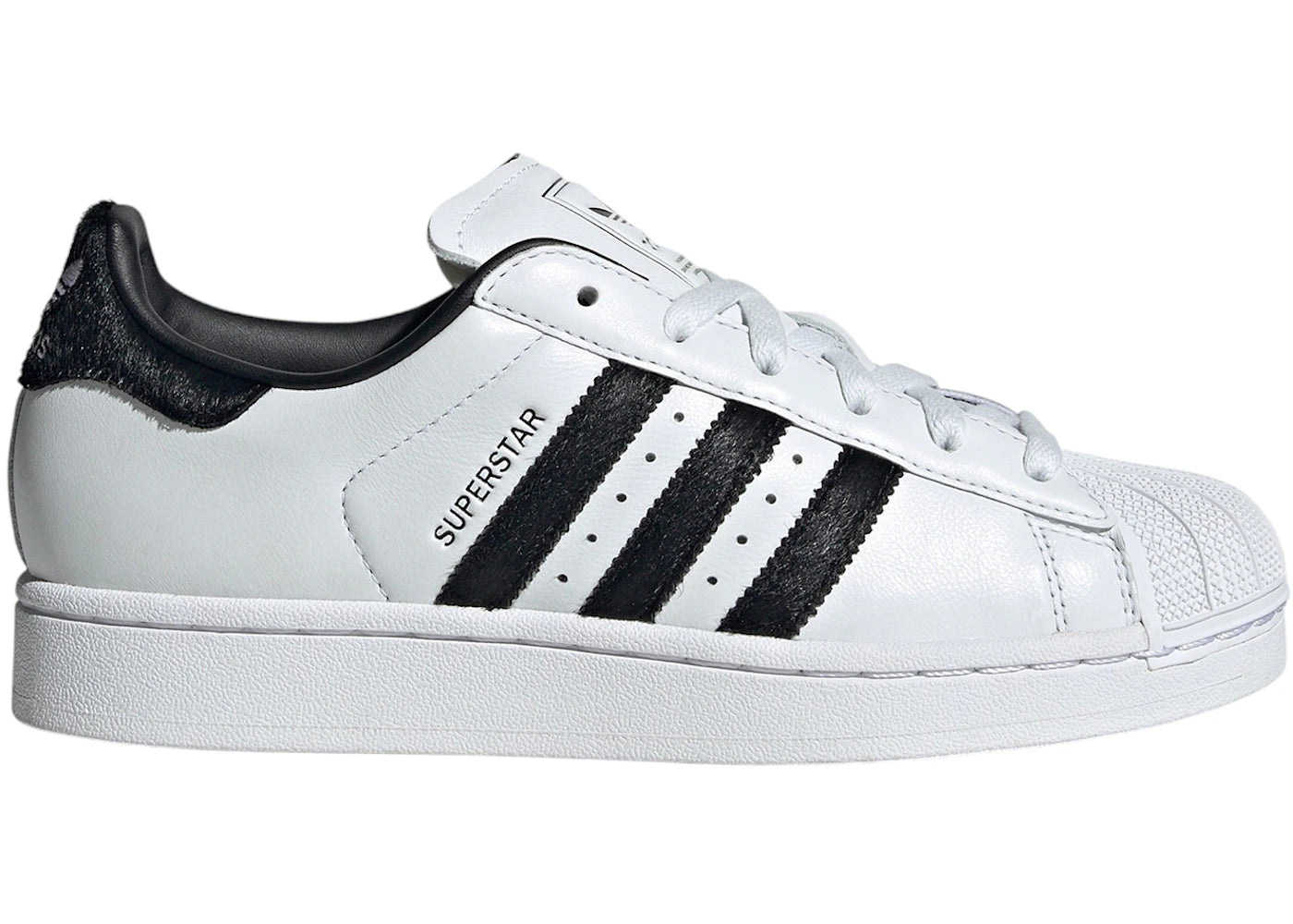 adidas Superstar II White Black Pony Hair (Women's)