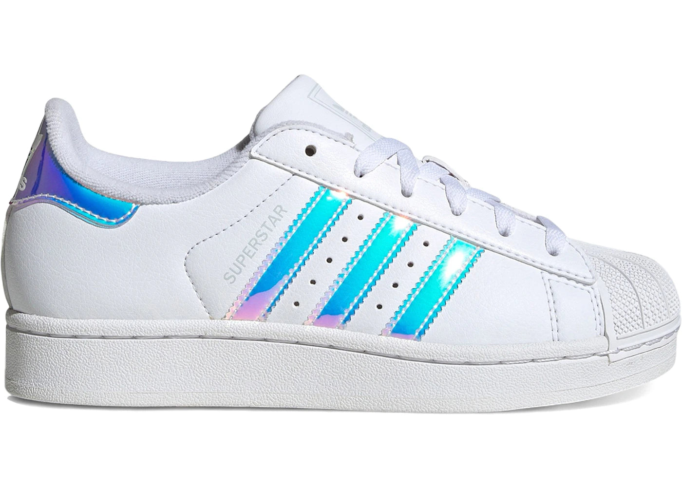 adidas Superstar II White Iridescent Stripes (GS)