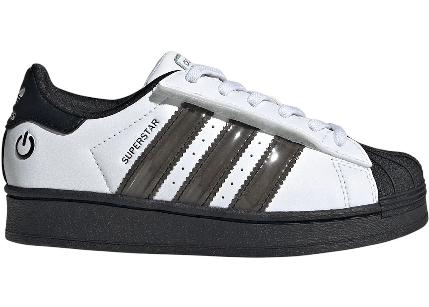adidas Superstar LED Lights Comfort Closure Cloud White Black Toe (PS)