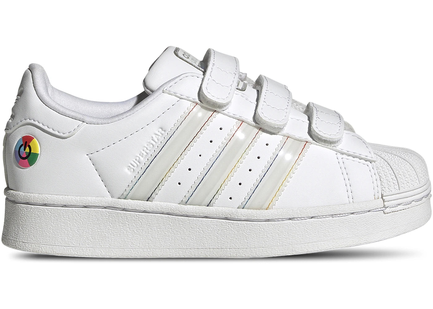 adidas Superstar LED Lights Comfort Closure Cloud White Core Black (PS)