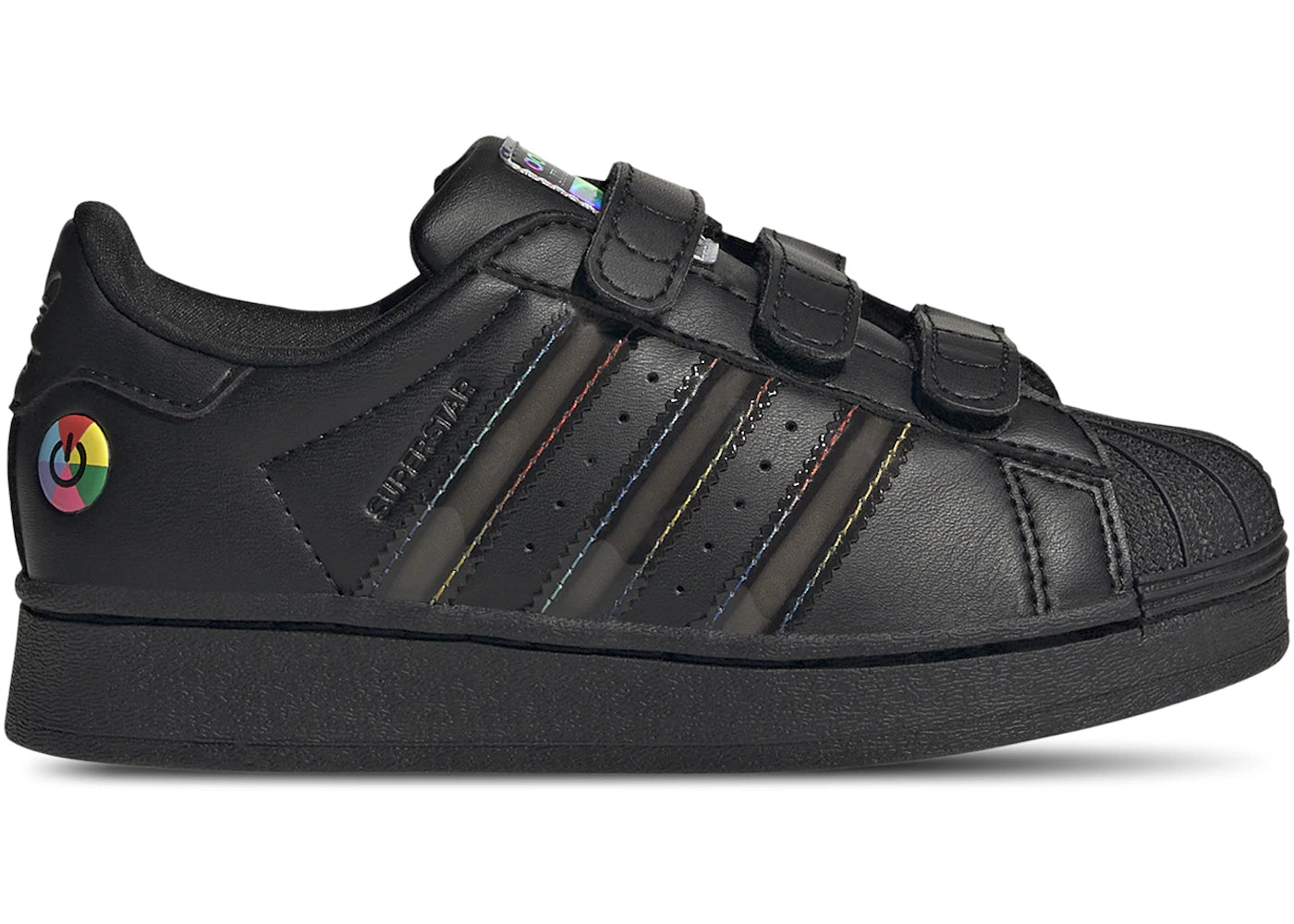 adidas Superstar LED Lights Comfort Closure Core Black (PS)