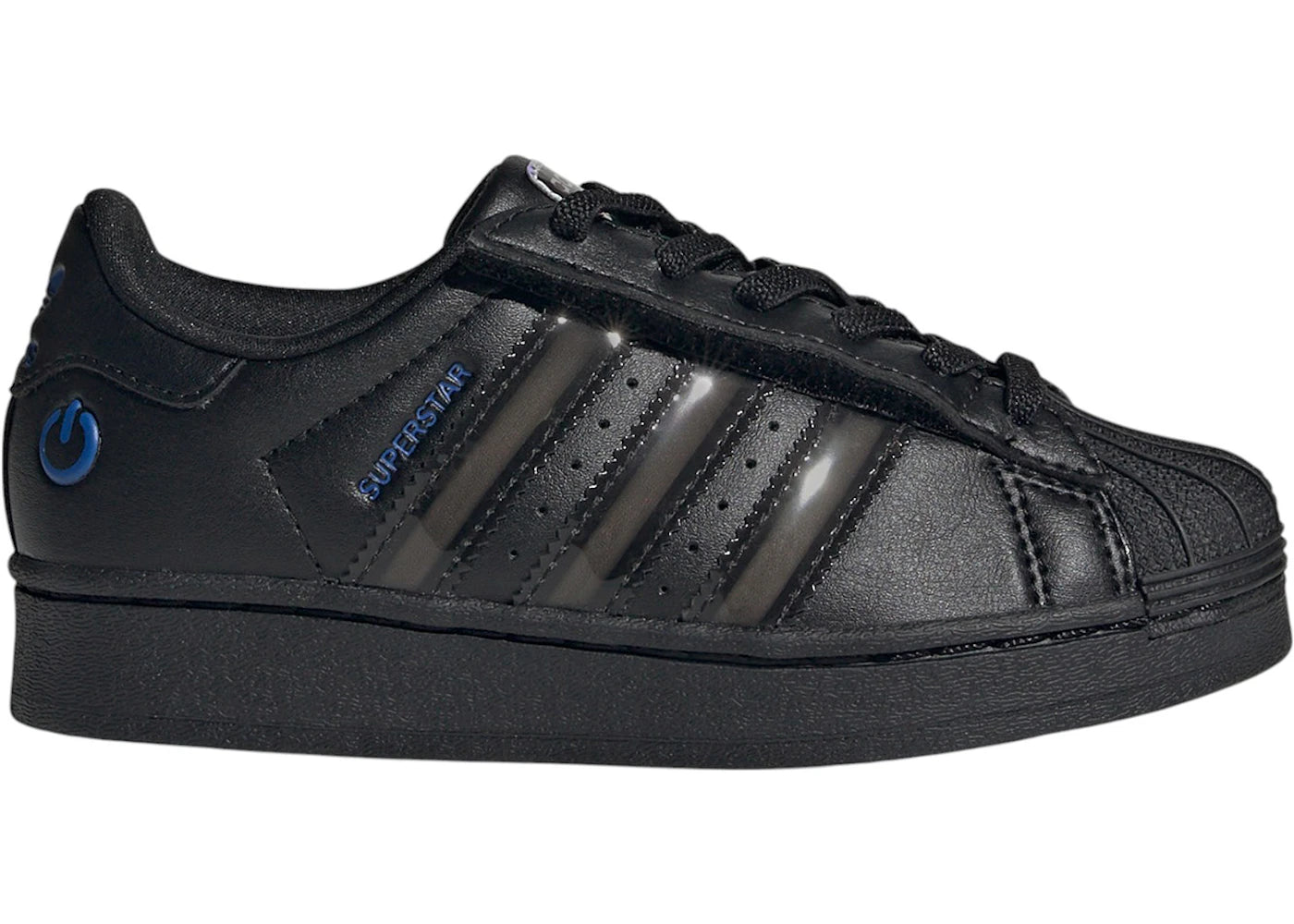 adidas Superstar LED Lights Comfort Closure Core Black Preloved Violet (PS)
