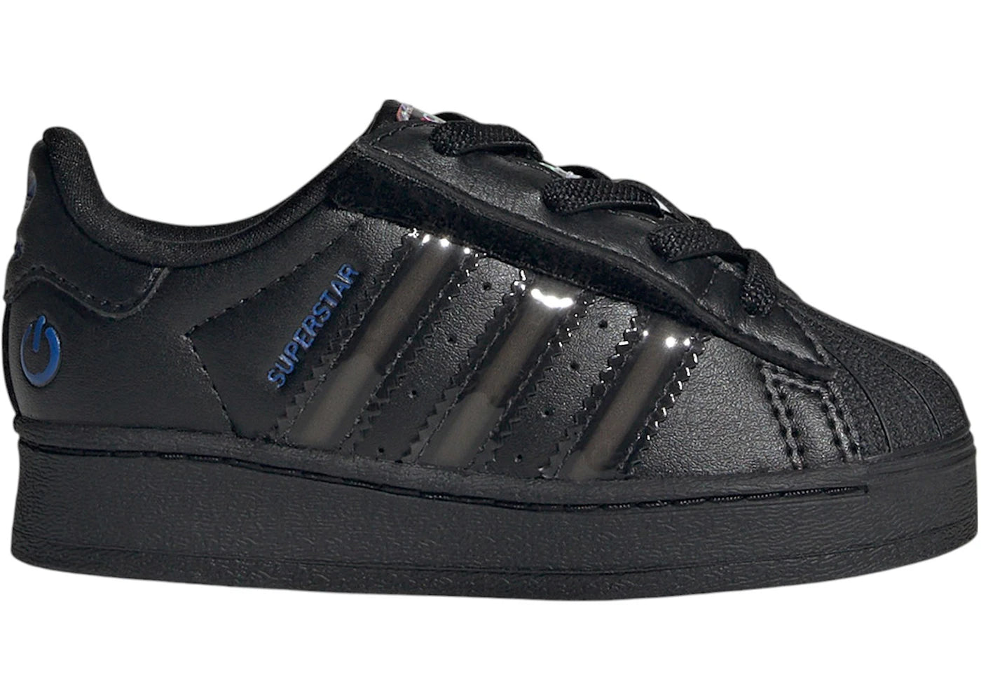 adidas Superstar LED Lights Comfort Closure Core Black Preloved Violet (TD)