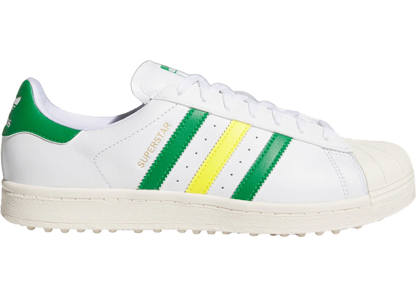 adidas Superstar Spikeless Golf Cloud White Green Yellow