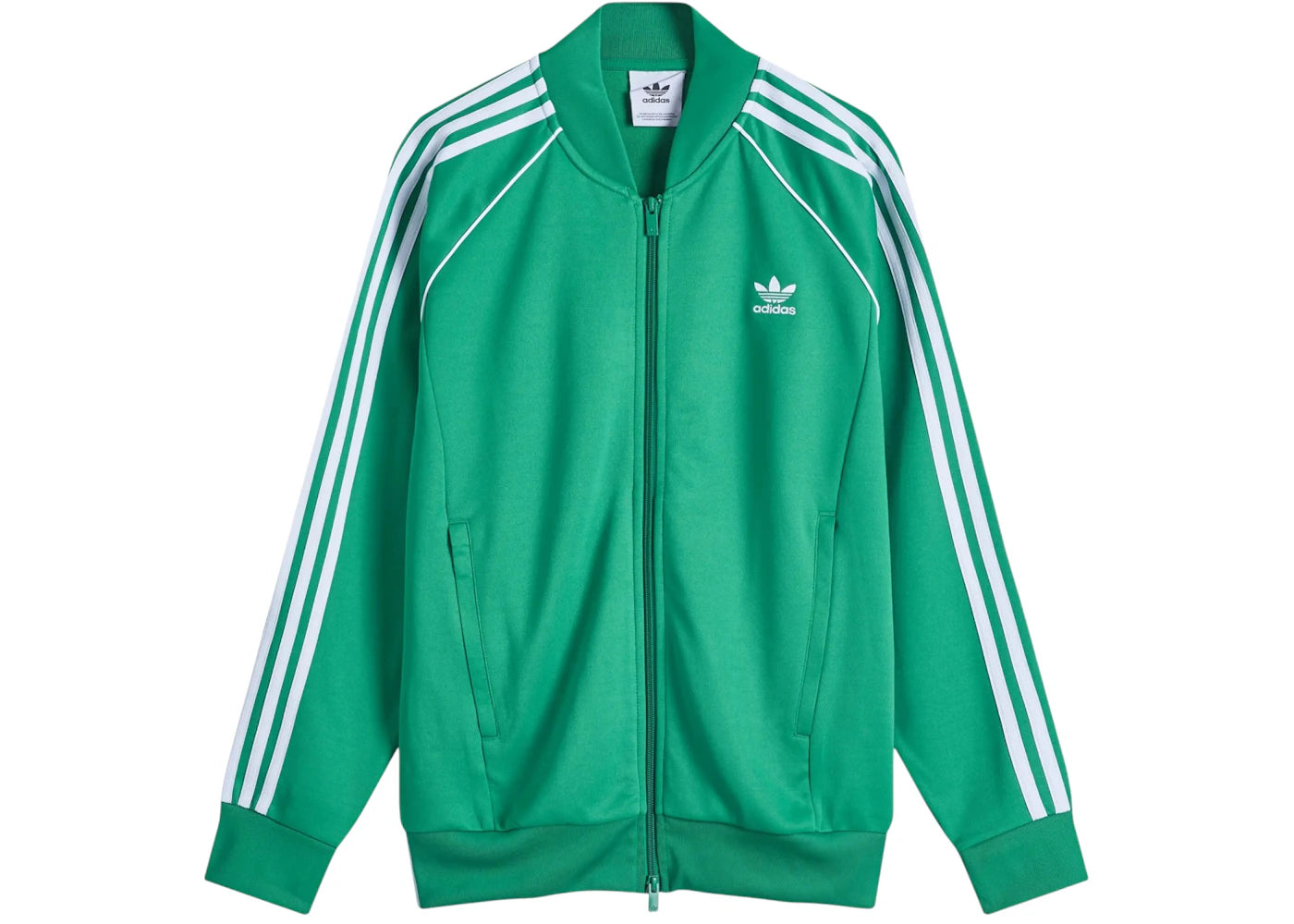 adidas Superstar Track Top Green/White
