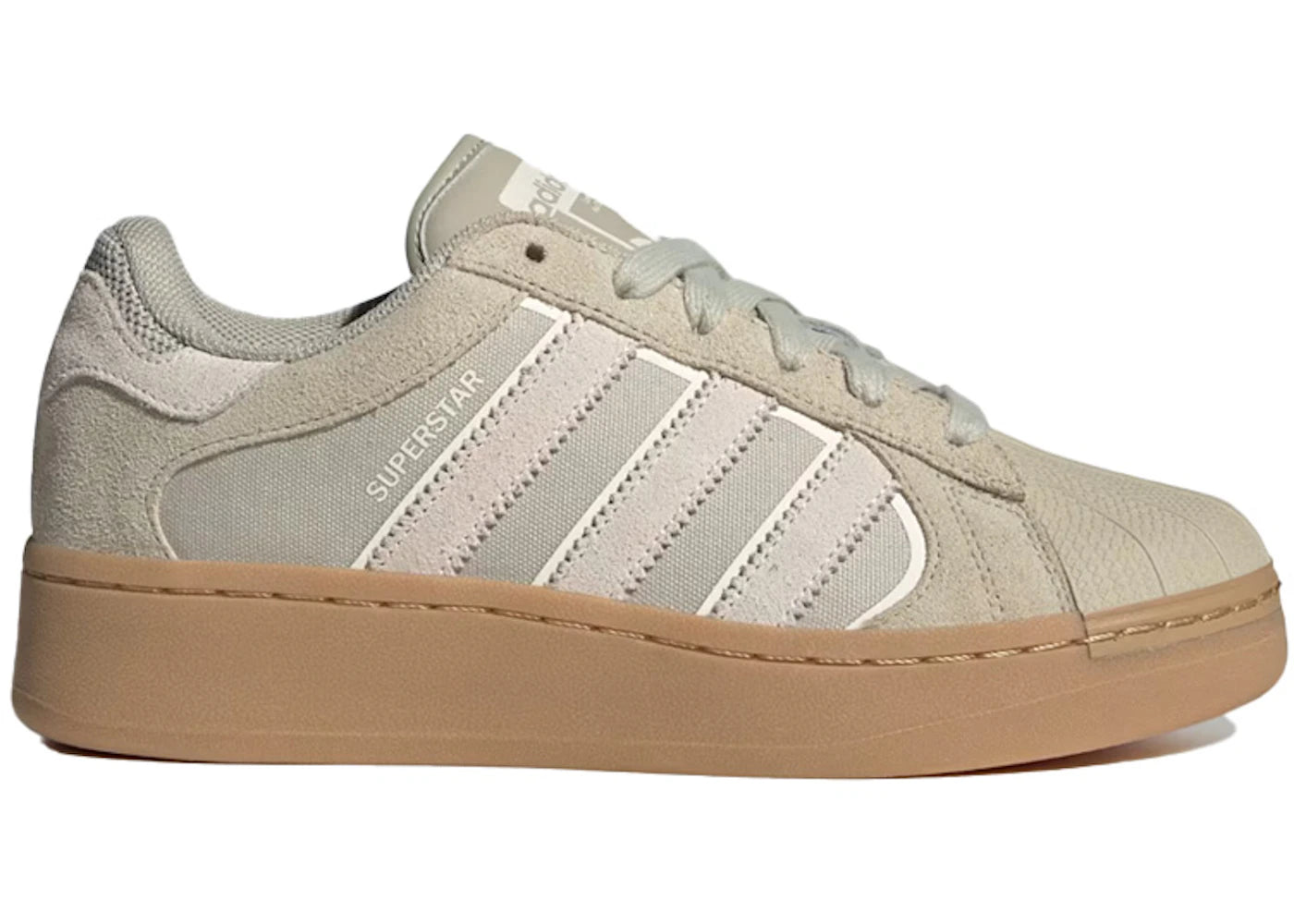 adidas Superstar XLG Putty Grey Off White (Women's)