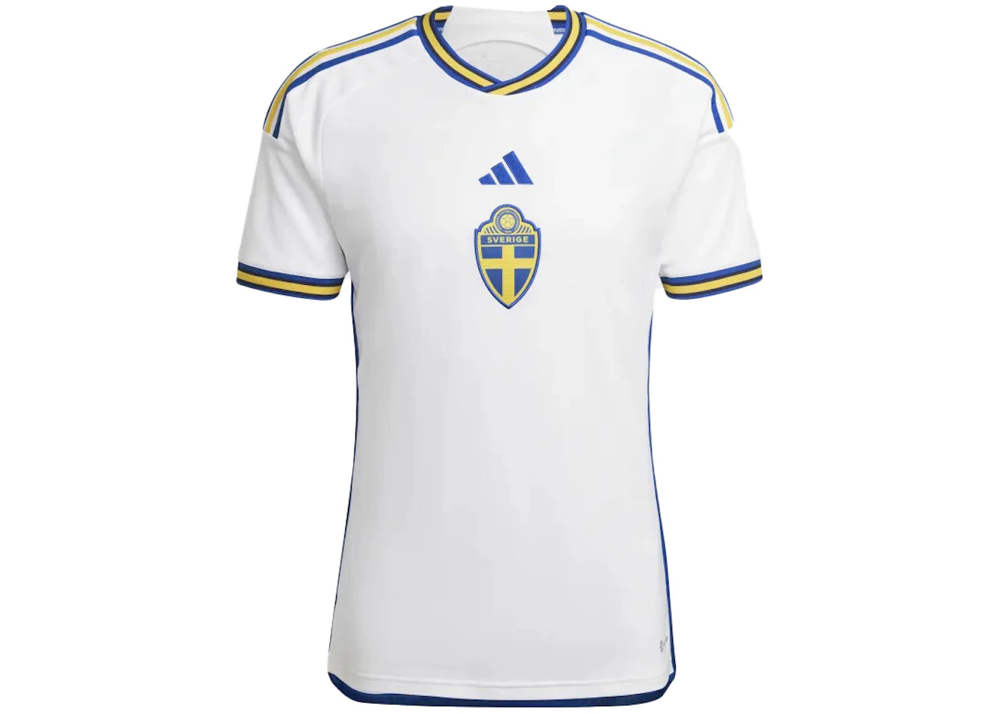 adidas Sweden 22 Home Jersey White/Glow Blue