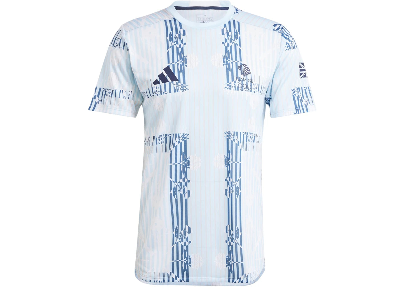 adidas Team GB Workout T-Shirt Sky Tint