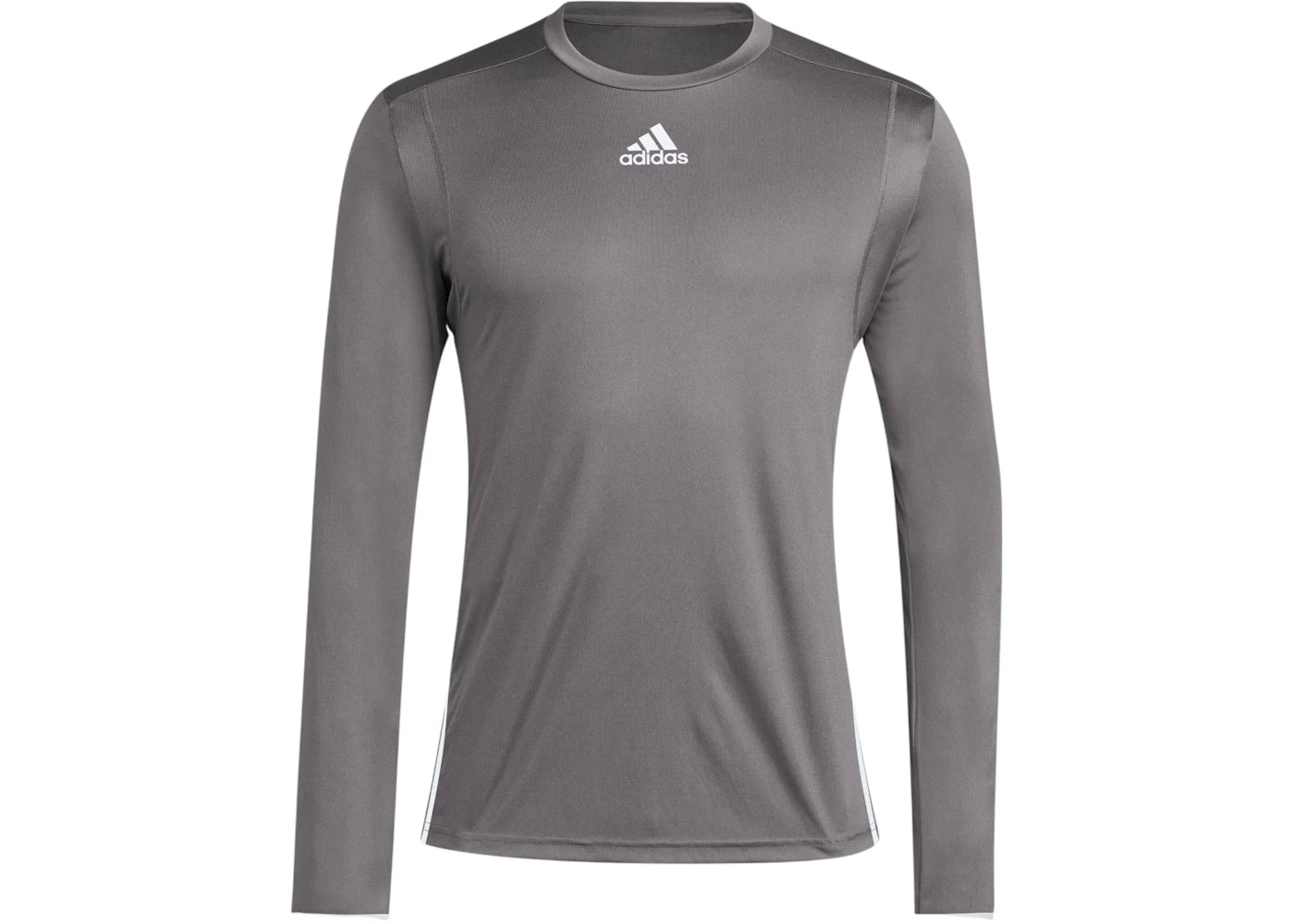 adidas Team Issue Long Sleeve Jersey Team Grey Four/White