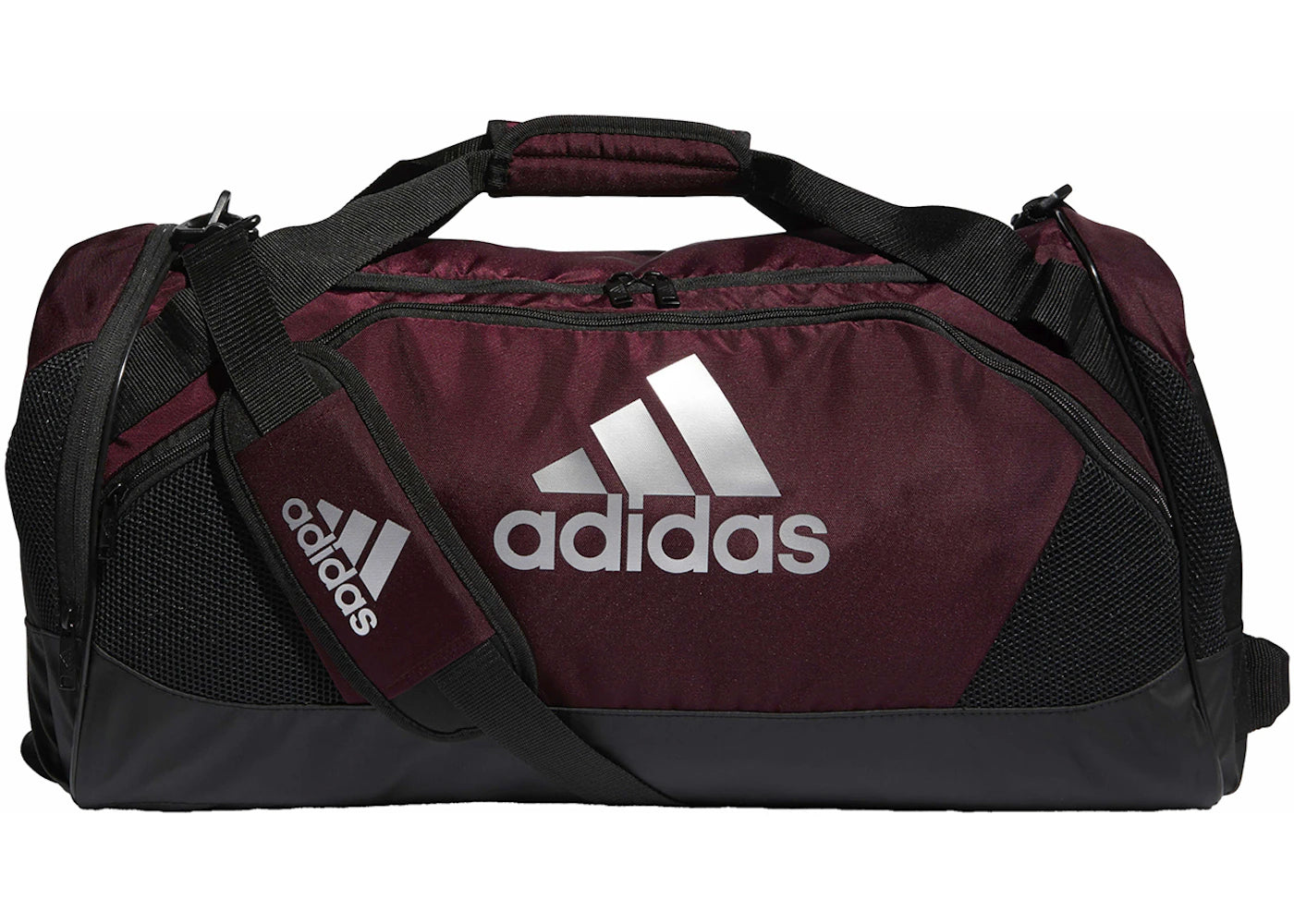 adidas Team Issue Medium Duffel Bag Burgundy