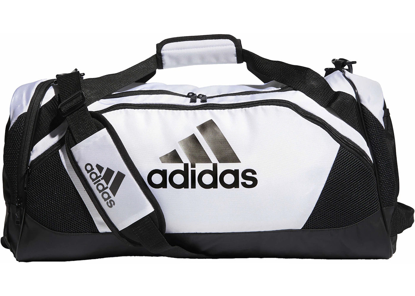 adidas Team Issue Medium Duffel Bag White