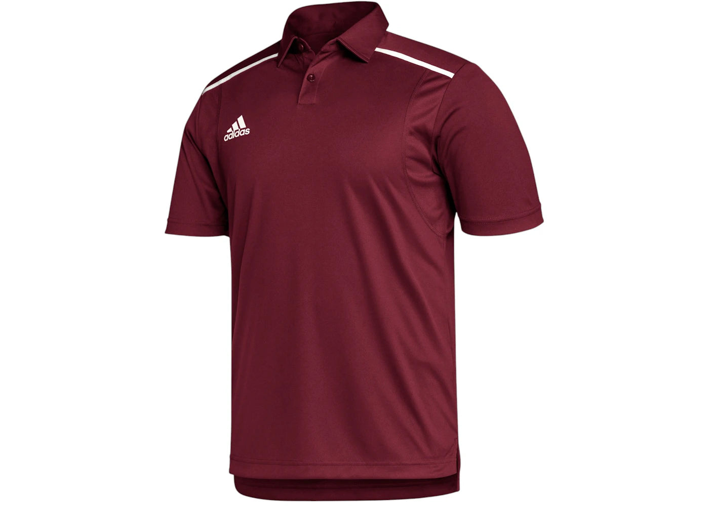adidas Team Issue Polo Shirt Team Colleg Burgundy/White