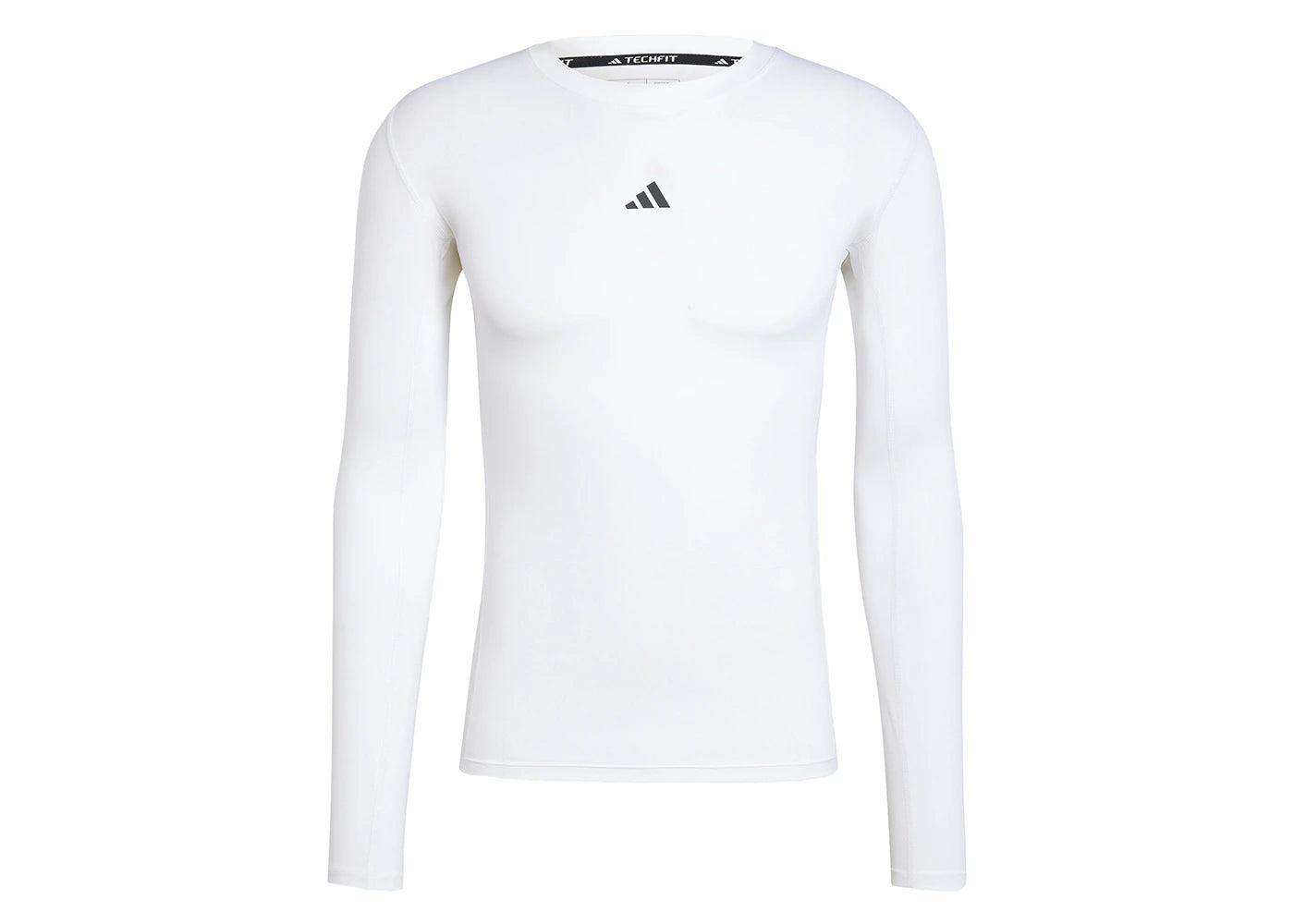 adidas Techfit Compression Training Long Sleeve Tee White