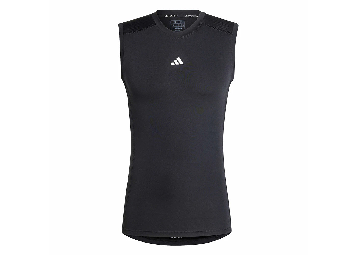 adidas Techfit Compression Training Sleeveless Tee Black