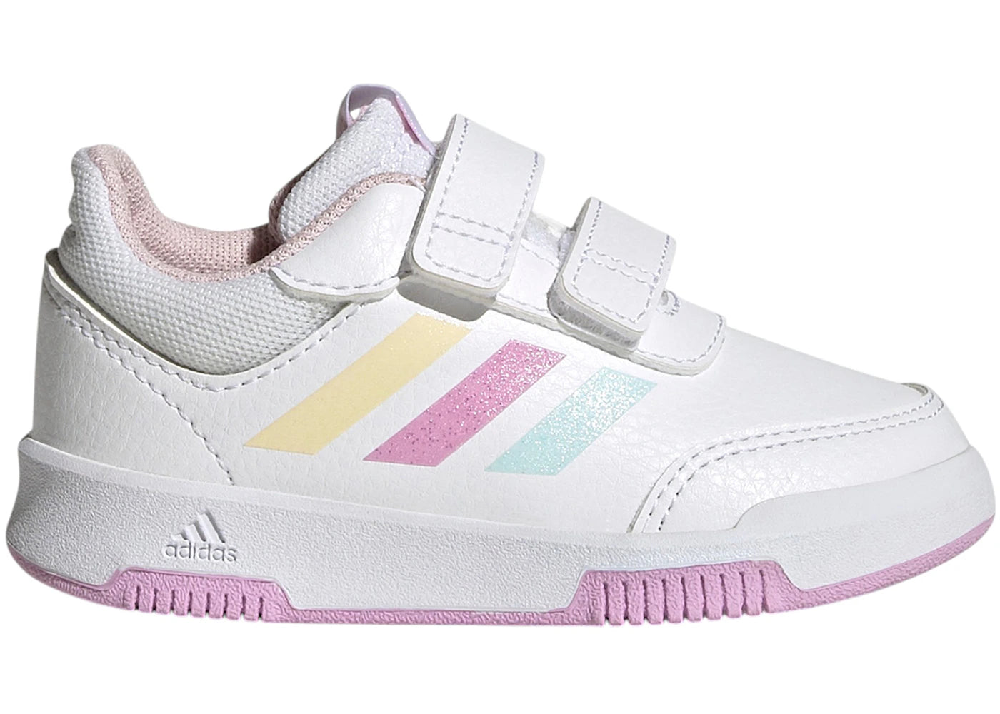 adidas Tensaur Hook And Loop Cloud White Almost Blue Bliss Lilac (TD)