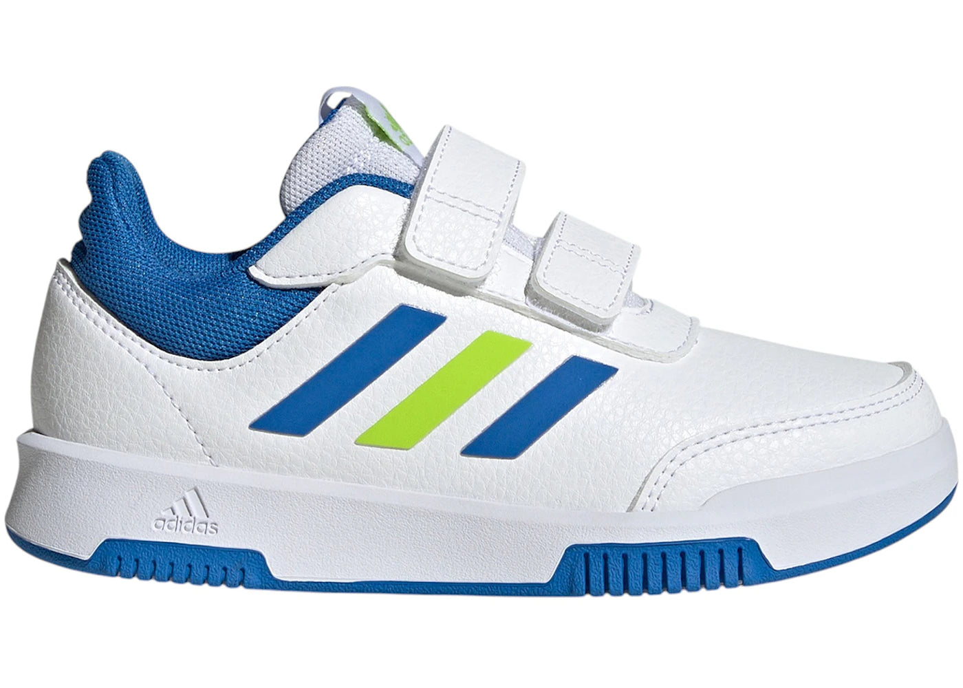 adidas Tensaur Hook And Loop Cloud White Bright Royal Solar Slime (GS)