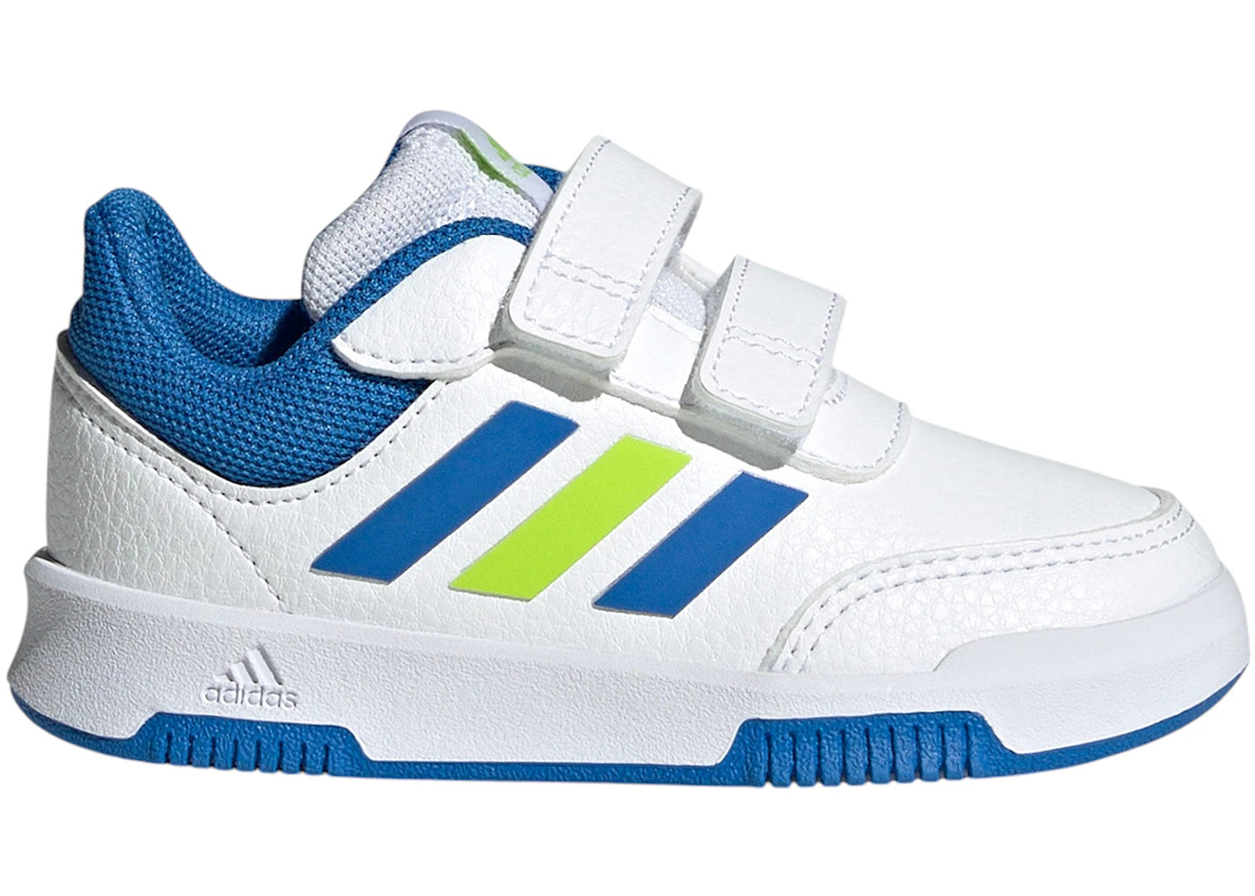 adidas Tensaur Hook And Loop Cloud White Bright Royal Solar Slime (TD)