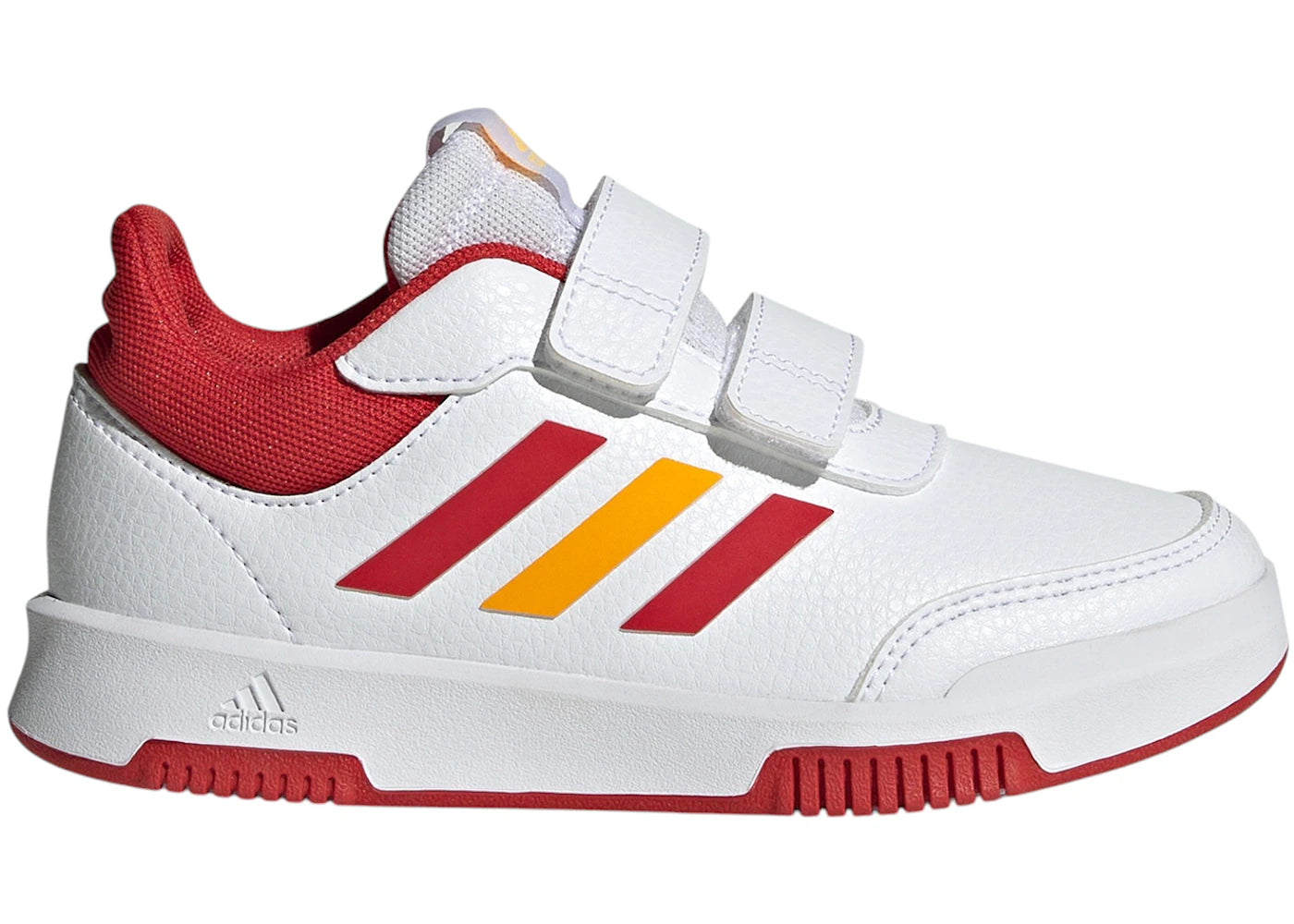 adidas Tensaur Hook And Loop Cloud White Collegiate Red Collegiate Gold (GS)