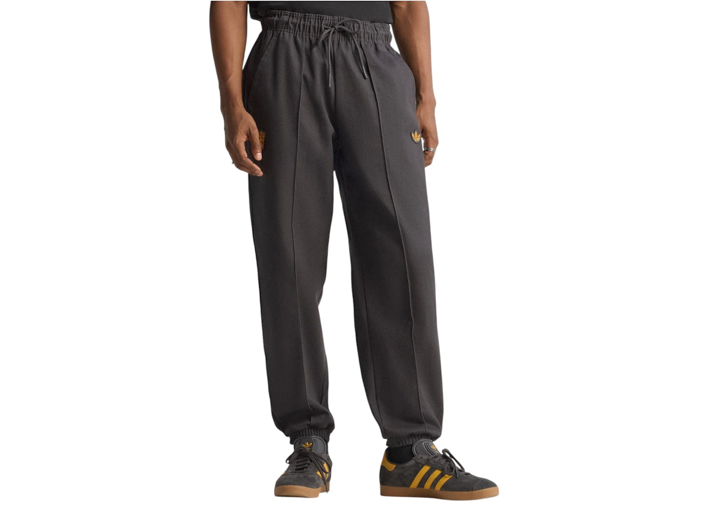 adidas Terrace Icons Drill Tracksuit Pants Manchester United Utility Black