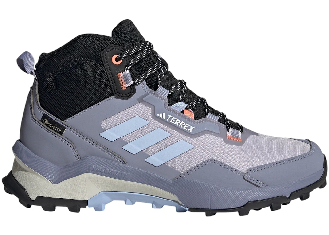 adidas Terrex AX4 Mid Gore-Tex Silver Violet Blue Dawn Solar Gold (Women's)