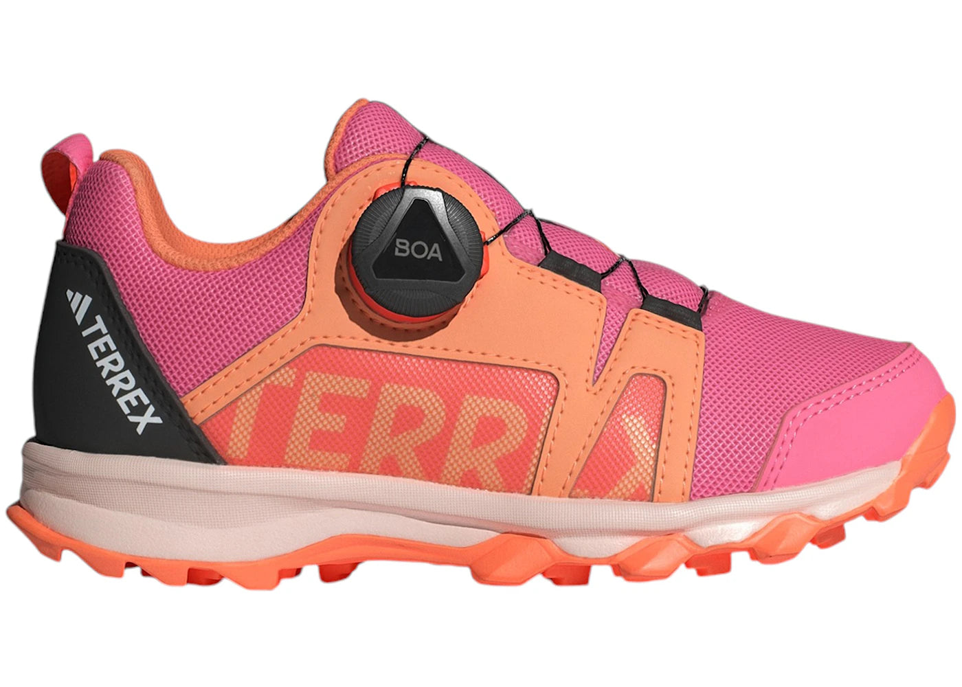 adidas Terrex Agravic BOA Trail Pink Fusion Putty Mauve Core Black (GS)