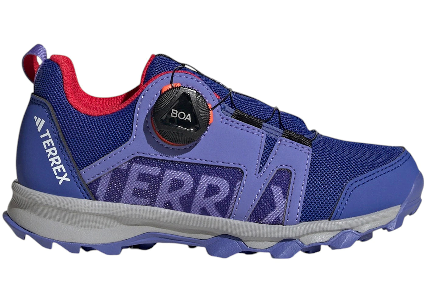 adidas Terrex Agravic BOA Trail Semi Cobalt Blue Cloud White Semi Lucid Blue (GS)
