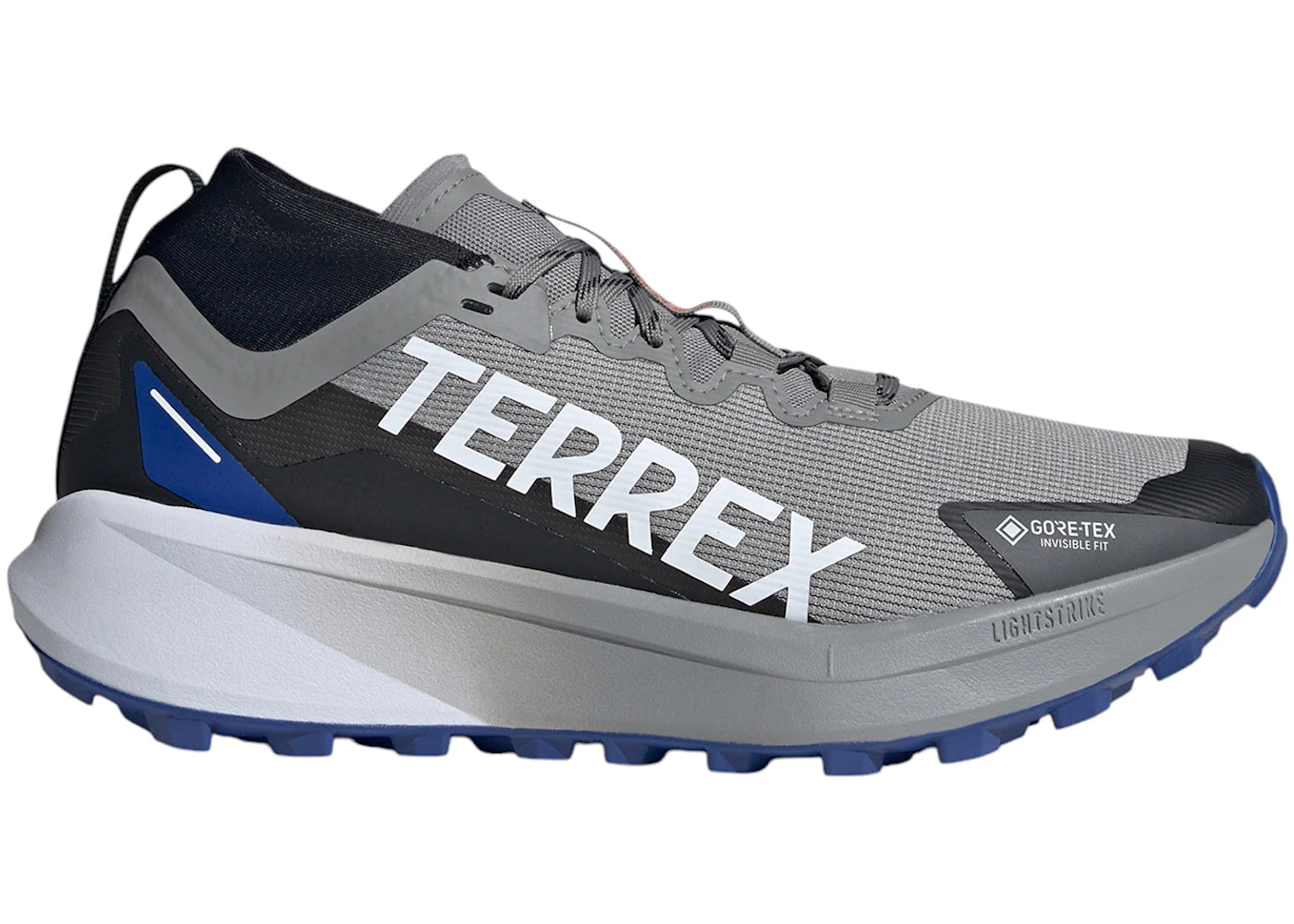adidas Terrex Agravic Gore-Tex Trail Charcoal Solid Grey Semi Impact Orange Semi Lucid Blue