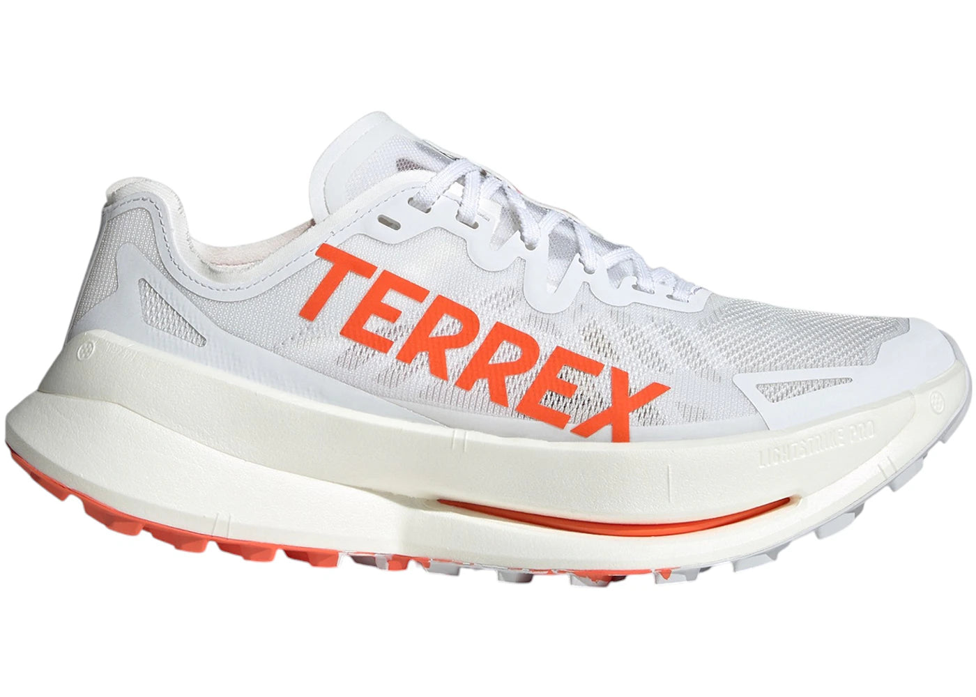adidas Terrex Agravic Speed Ultra Trail Cloud White Impact Orange Dash Grey