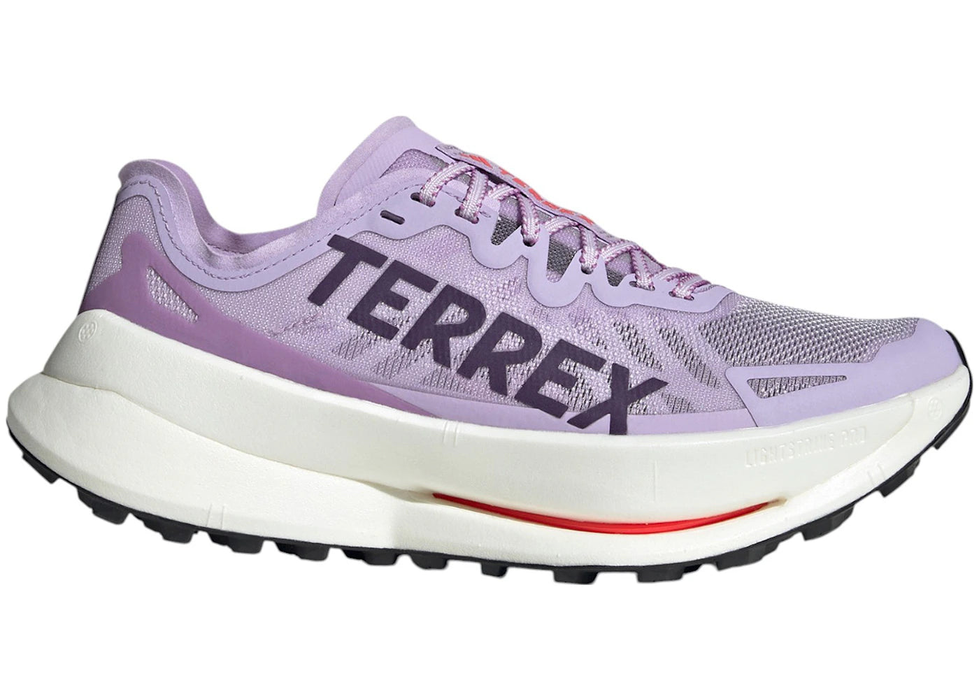 adidas Terrex Agravic Speed Ultra Trail Powder Plum Aurora Plum Lucid Red (Women's)