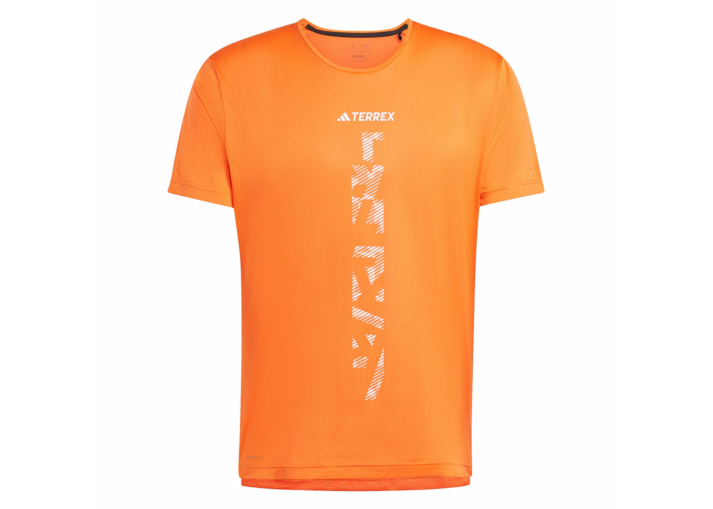adidas Terrex Agravic Trail Running Tee Semi Impact Orange/White