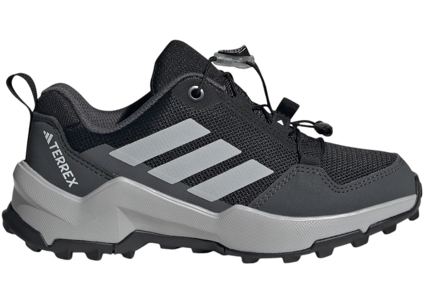 adidas Terrex Ax4S Speed Lacing Core Black Grey Grey (GS)
